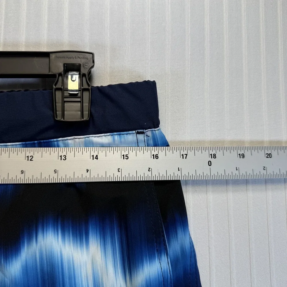 ZeroXposur Men Swim Trunks Blue‎ Tie Dye Drawstring Lined Pockets Small NWT